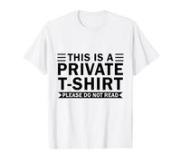 Esta es una Camiseta privada por Favor no leas Camiseta gráfica económica