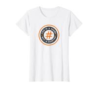Esta es una música Divertida y nítida, sin Hashtag Camiseta gráfica económica, Mujer, Blanco, M