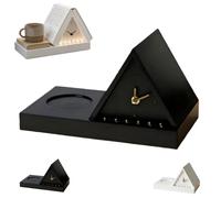 Esta estantería de Noche con iluminación y Almacenamiento Integrados es un Organizador de Escritorio 4 en 1, Equipado con una luz de Lectura LED. Ideal para Libros y tabletas, se Puede Colocar en la