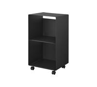Esta estantería Tiene Dos Niveles y es Ideal para Discos de Vinilo. Gracias a Las Ruedas, es Flexible en su Uso.