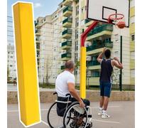 Esta Funda Protectora para Aros de Baloncesto, Almohadilla de Repuesto para Postes de Garaje Cuadrados, Envoltura de Espuma para Postes de sótano para Uso Interior y Exterior.