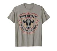 Esta Heifer NO Tomas NO Toro Funny Cow Farm Friends Meme Camiseta