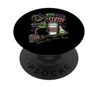 Esta Hexe Necesita CAFÉ Antes DE Cada Hocus Pocus PopSockets PopGrip Adhesivo