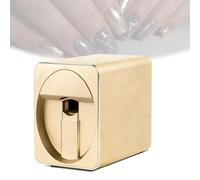 Esta impresora digital 3D para uñas puede completar un diseño en tan solo 30 segundos. Cuenta con más de 1000 diseños incorporados y se puede controlar mediante una aplicación móvil.(Brass)
