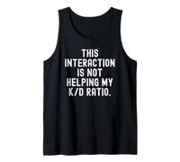 Esta interacción no Ayuda a mi relación KD Witty Gamer Camiseta sin Mangas