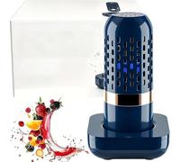 Esta Lavadora de Frutas y Verduras Limpia a Fondo Las Superficies y es Ideal para Usar en casa, de Viaje y al Aire Libre,Blue