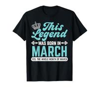 Esta Leyenda nace en Marzo Camiseta