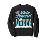 Esta Leyenda nace en Marzo Sudadera