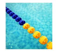 Esta línea divisoria Flotante Profesional para Piscinas, Ideal para Entrenamientos y competiciones de natación, es Duradera, Ajustable e Ideal para Eventos en Aguas Poco Profundas.