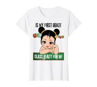 Está Listo para mí de Primer Grado para niñas de Primer Grado de Regreso a la Escuela Camiseta gráfica económica