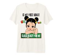 Está Listo para mí de Primer Grado para niñas de Primer Grado de Regreso a la Escuela Camiseta Premium