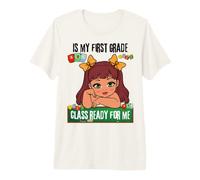 Está Listo para mí de Primer Grado para niñas de Primer Grado de Regreso a la Escuela Camiseta Premium