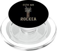 Esta Ma Rockea Mano de Esqueleto Music Rock Guitar PopSockets PopGrip para MagSafe