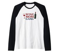 Esta mamá de Vino vota Voto de Deber cívico en Las Elecciones Camiseta Manga Raglan