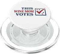 Esta mamá de Vino vota Voto de Deber cívico en Las Elecciones PopSockets PopGrip para MagSafe