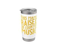 Esta mamá se crió con música country, canciones de western country Vaso térmico de acero inoxidable de doble pared