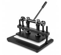 Esta máquina Manual de Corte de Cuero, Prensa troqueladora de 36 x 26 cm, 1,5 toneladas para Corte de precisión, Ideal para Manualidades, proyectos de Bricolaje y Trabajos en Cuero.