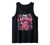 Esta Mariquita es una Familia de niñas de 4 años de Edad Camiseta sin Mangas