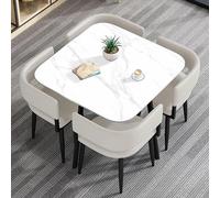 Esta Mesa de Centro para Sala de conferencias de recepción de Oficina, Mesa de negociación, Mesa Club para Sala de recepción de Oficina, Juego de Mesa de Centro y sillas para 4, combinación