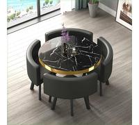 Esta Mesa de Centro para Sala de conferencias o recepción de Oficina, Mesa de negociación o Mesa de recepción para Negocios, Incluye 1 Mesa y 4 sillas.