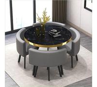 Esta Mesa de Centro para Sala de conferencias o recepción de Oficina, Mesa de negociación o Mesa de recepción para Negocios, Incluye 1 Mesa y 4 sillas.