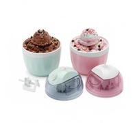 Esta mini máquina de helados personal es adecuada para hacer helados de una sola porción, helado, yogur congelado y sorbete, por lo que es ideal para bebidas frías caseras y uso diario en la cocina
