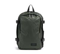 Esta mochila de viaje está diseñada para exploradores urbanos y viajeros diarios que buscan un compañero ligero y resistente. Fabricada con poliéster recubierto y repelente al agua, ofrece una protecc
