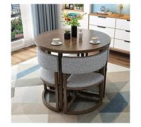 Esta Moderna Mesa de conferencias, Mueble de Oficina, mesas de recepción, sillas para negociación, café, Comedor y Negocios, Ahorra Espacio, Color Azul.