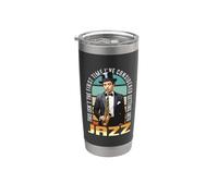 Esta no es la primera vez músico saxofonista Música de jazz Vaso térmico de acero inoxidable de doble pared