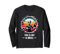Esta no es una camiseta de perforación gráfica alienígena Manga Larga