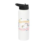 ¿Está pensando demasiado en lo que estoy pensando demasiado Caballo unicornio Stainless Steel Insulated Water Bottle