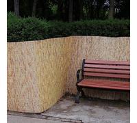Esta persiana Enrollable Personalizable para cercas, Cerca de privacidad de bambú a Prueba de Polvo para Patio Trasero, terraza, jardín (110x200cm/3.6x6.5ft) - y Elegante protección