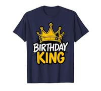 Esta prenda de King is 6 años con temática de cumpleaños de King para fiestas familiares Camiseta