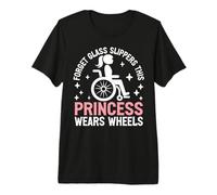 Esta Princesa Lleva Ruedas parapléjicas Camiseta Premium