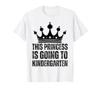Esta princesa va al jardín de infantes divertido Regreso a la escuela Camiseta