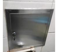 Esta Puerta de Acceso de Acero Inoxidable con Cerradura y Llave - Tapa de Orificio de revisión de Metal para gabinete de Cocina Exterior, Isla de Barbacoa, Panel de inspección, para fácil AC