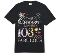 Esta Reina Hace Que 103 se vea Fabulosa Fiesta de cumpleaños número 103 Comfort Colors Adult Heavyweight T-Shirt