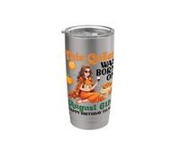 Esta Reina Nació El 6 de Agosto Feliz Cumpleaños Para Mí Chica Vaso térmico de acero inoxidable de doble pared