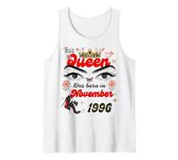 Esta Reina Nació en Noviembre 1996 Noviembre Cumpleaños Mujeres Camiseta sin Mangas