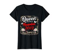 Esta Reina Nació en Noviembre 2002 Noviembre Cumpleaños Mujeres Camiseta