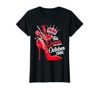 Esta reina nació en octubre de 1996 Cumpleaños de octubre Mujeres Camiseta