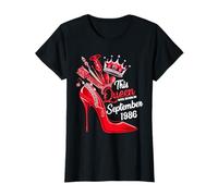 Esta reina nació en septiembre de 1986 Cumpleaños de septiembre Camiseta