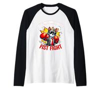 Esta reunión podría Haber Sido una Oficina de Boxeo de Lobos de Pelea a puñetazos Camiseta Manga Raglan