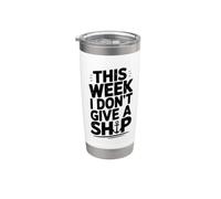 Esta semana no le doy humor náutico a un barco Vaso térmico de acero inoxidable de doble pared