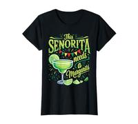 Esta Senorita Necesita Una Margarita Divertido Cinco De Mayo Camiseta