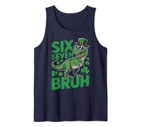 Esta Sigma 67 Argot de San Patricio Seis Siete Pudrición del Cerebro 6 7 Broma Camiseta sin Mangas