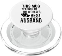Esta Taza Pertenece A La Taza De Café del Mejor Marido del PopSockets PopGrip para MagSafe