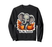 Esta Temporada Elefante Otoño Otoño Calabaza Hojas Sudadera