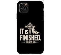 Está terminado Juan 19:30 Christian Cross Faith Design Carcasa para iPhone 11 Pro Max