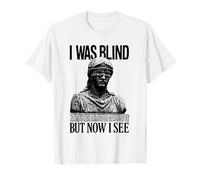 Estaba Ciego Pero Ahora Veo - Christian Streetwear Camiseta